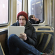 Illustration for article titled Artist Always Carries Around Sketchbook In Case He Feels Like Making Someone Uncomfortable